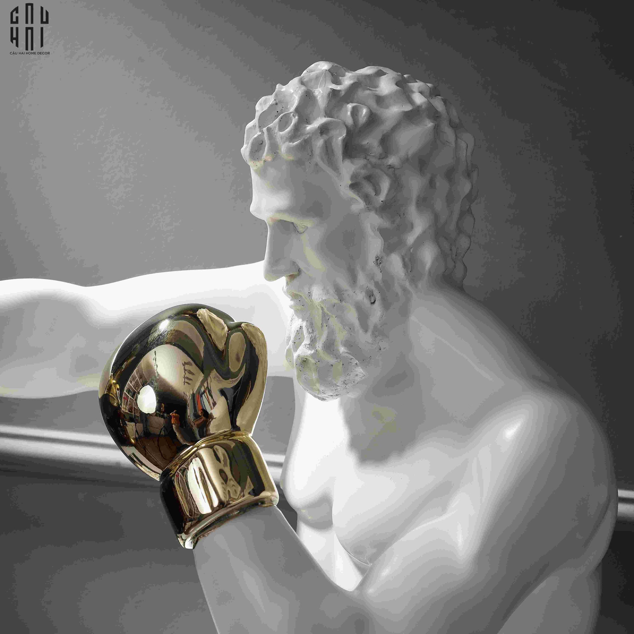 Maison Couture - Tượng Hercules Boxing 33x55x52-CẬU HAI HOME DECOR