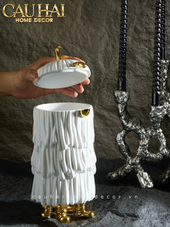 Maison Couture - Tượng Lọ Kẹo L'Object Haas Monsters Touch Dog Canister 17x30-CẬU HAI HOME DECOR