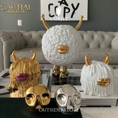 Maison Couture - Tượng Lọ Kẹo L'Object Haas Monsters Touch Dog Canister 17x30-CẬU HAI HOME DECOR