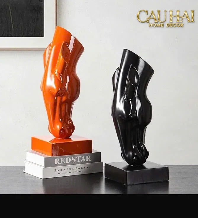 Maison Couture - Tượng Ngựa Bình Hoa Tête De Cheval Savoir Atélier Vessel H49-CẬU HAI HOME DECOR