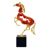 Maison Couture - Tượng Ngựa Đồng Quartz Rouge Impérial Équestre Cheval H41-Tượng Trang Trí-CẬU HAI HOME DECOR-CẬU HAI HOME DECOR
