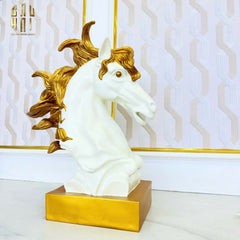 Maison Couture - Tượng Ngựa Kim Mã Cavalliere D'Or H60-CẬU HAI HOME DECOR