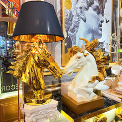 Maison Couture - Tượng Ngựa Kim Mã Cavalliere D'Or H60-CẬU HAI HOME DECOR