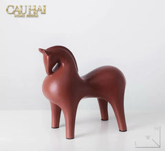 Maison Couture - Tượng Ngựa Tang Horse - Sienna Clay Artisanal-CẬU HAI HOME DECOR