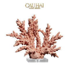 Maison Couture - Tượng San Hô Vương Miện Couronne Ashen Terra Cristalleries Coral Sculptures 34x12x30-CẬU HAI HOME DECOR