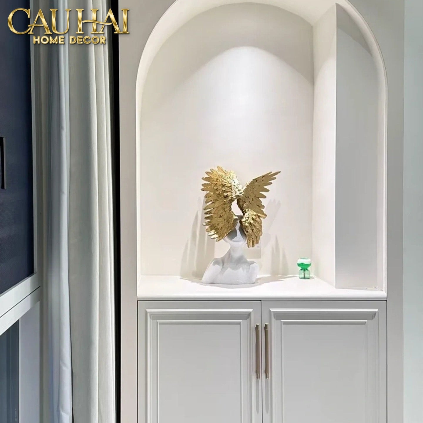 Maison Couture - Tượng Thiên Thần Angel Wings - Raphael H50-CẬU HAI HOME DECOR