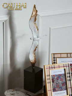 Maison Couture - Tượng Thiên Thần Falling Angel H53-CẬU HAI HOME DECOR