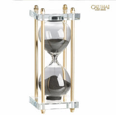 Maison Couture - Tượng Trang Trí Đồng Hồ Cát Cristalleries Lumière Acry Charcoal 30Mins D25-CẬU HAI HOME DECOR