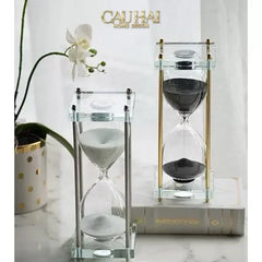 Maison Couture - Tượng Trang Trí Đồng Hồ Cát Cristalleries Lumière Acry Charcoal 30Mins D25-CẬU HAI HOME DECOR