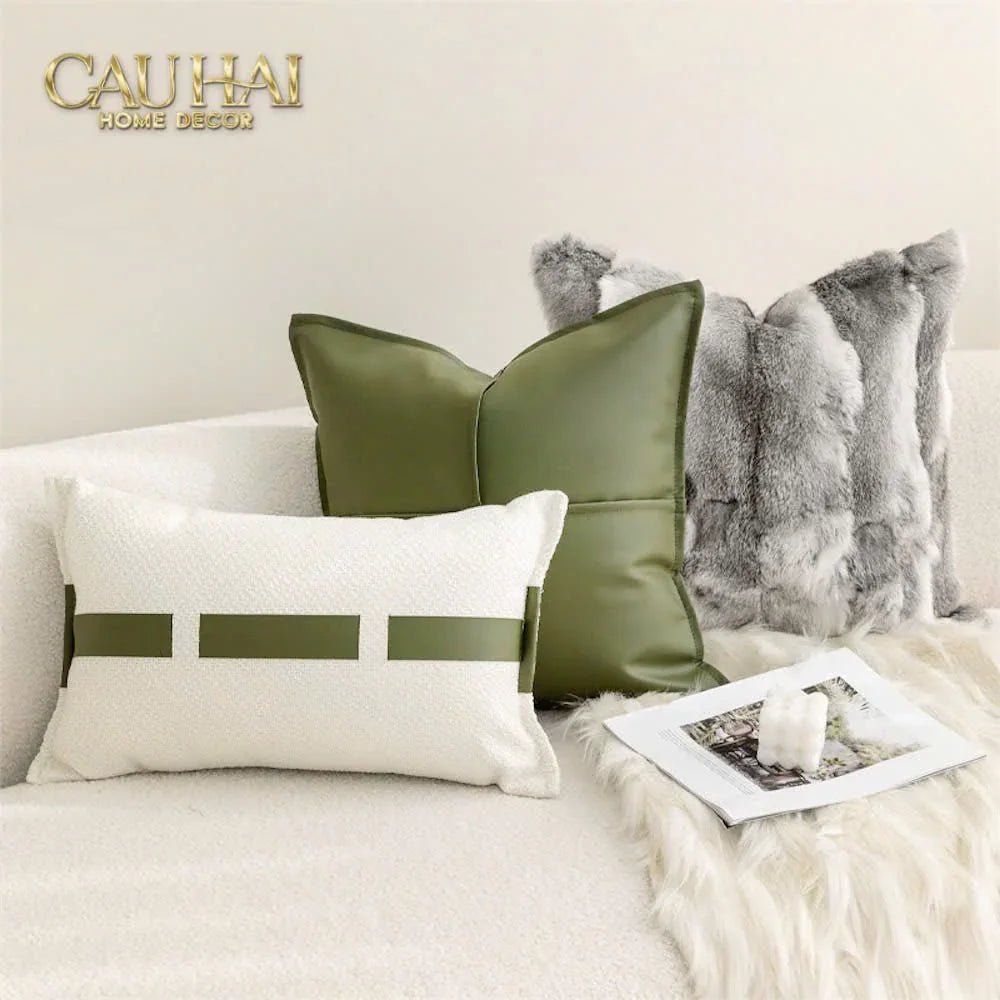 Maison Couture - Vỏ Gối Lông Le Lapin De Neige 45-CẬU HAI HOME DECOR