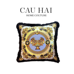 Maison Couture - Vỏ Gối Nhung Chenille V Class Medusa . La Coupe Des Dieux - Prestige Gala 45-CẬU HAI HOME DECOR