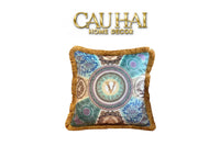 Maison Couture - Vỏ Gối Nhung Chenille V Class Medusa - Virtus Multicolore 45-CẬU HAI HOME DECOR