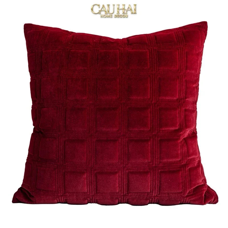 Maison Couture - Vỏ Gối Nhung Lux Velvet Crimson Peak 45-CẬU HAI HOME DECOR