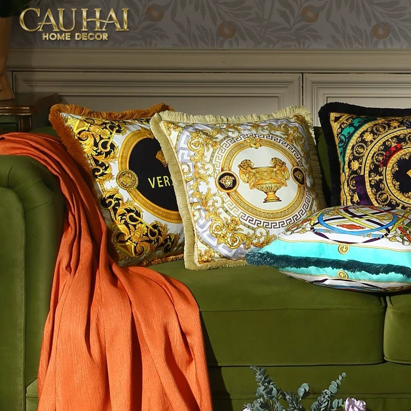 Maison Couture - Vỏ Gối V Class La Coupe Des Dieux Grand Cushion 50-VỎ GỐI SOFA-CẬU HAI HOME DECOR-CẬU HAI HOME DECOR