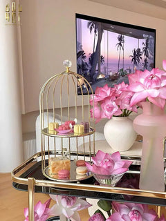 Maison Couture - Xe Đẩy Quầy Bar / Bar Cart Hemingway Trolley - Black Mirror 54x87x85-CẬU HAI HOME DECOR
