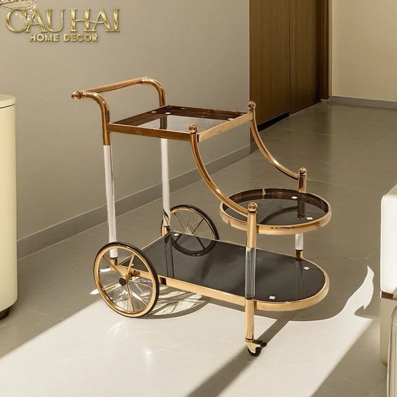 Maison Couture - Xe Đẩy Quầy Bar Grand Marquis Lusso Bar Cart Trolley 40x90x90-XE ĐẨY BAR-CẬU HAI HOME DECOR-CẬU HAI HOME DECOR