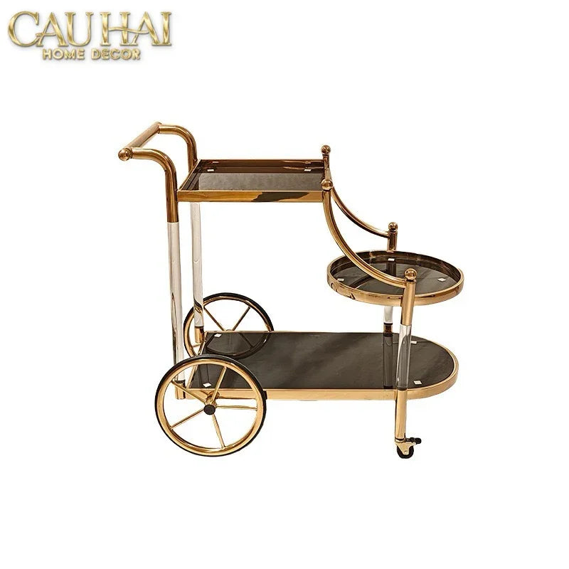 Maison Couture - Xe Đẩy Quầy Bar Grand Marquis Lusso Bar Cart Trolley 40x90x90-XE ĐẨY BAR-CẬU HAI HOME DECOR-CẬU HAI HOME DECOR