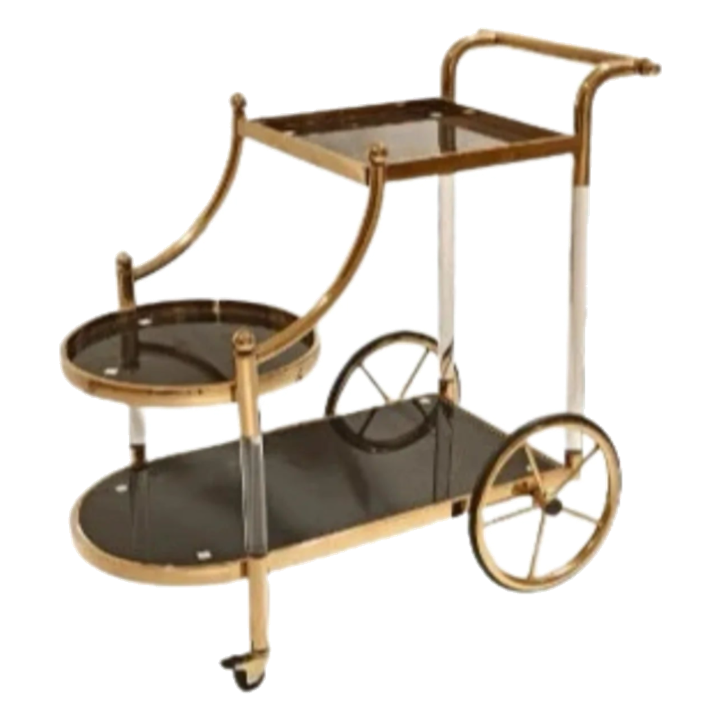Maison Couture - Xe Đẩy Quầy Bar Grand Marquis Lusso Bar Cart Trolley 40x90x90-XE ĐẨY BAR-CẬU HAI HOME DECOR-CẬU HAI HOME DECOR