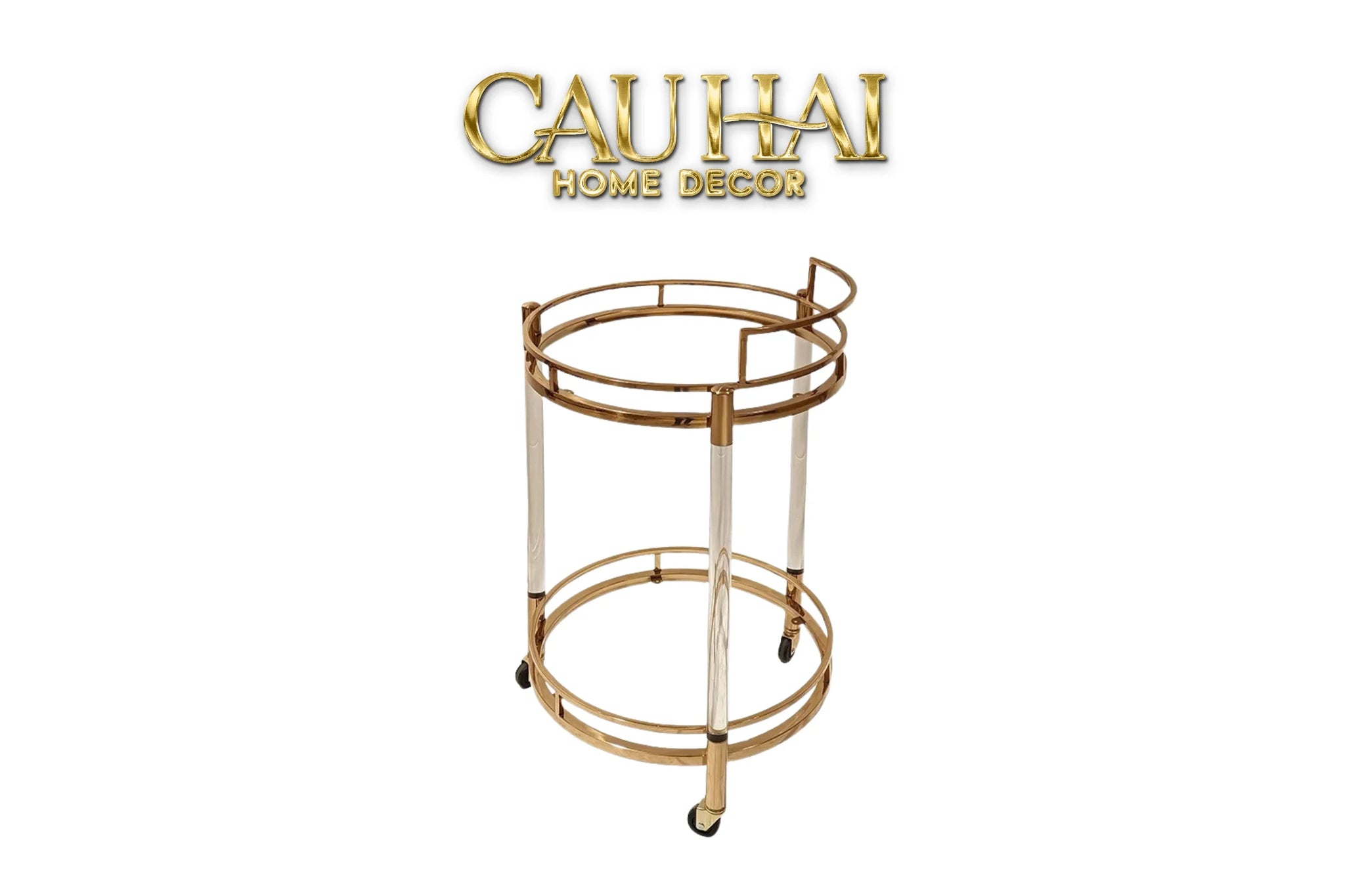 Maison Couture - Xe Đẩy Quầy Bar Royale Oracle Lusso Bar Cart 50x50x90-CẬU HAI HOME DECOR