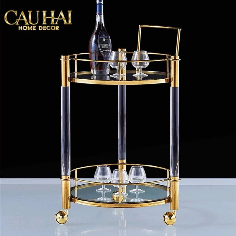 Maison Couture - Xe Đẩy Quầy Bar Royale Oracle Lusso Bar Cart 50x50x90-XE ĐẨY BAR-CẬU HAI HOME DECOR-CẬU HAI HOME DECOR