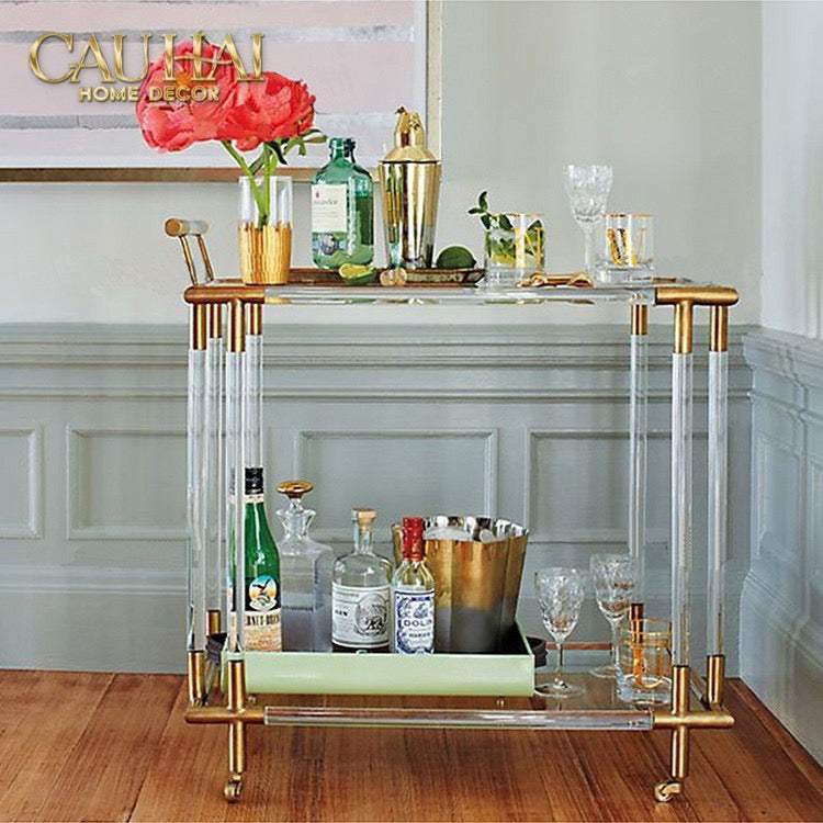 Maison Couture - Xe Quầy Bar Lucent Royal Trolley-Đối tác tại Trung Quốc theo từng đơn đặt hàng-CẬU HAI HOME DECOR