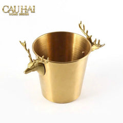 Maison Couture - Xô Đá Alexander Prime Brasson Antler Ice Bucket-CẬU HAI HOME DECOR