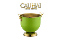 Maison Couture - Xô Đá Avocado Golden Elk Ice Bucket 2L 17x21-CẬU HAI HOME DECOR