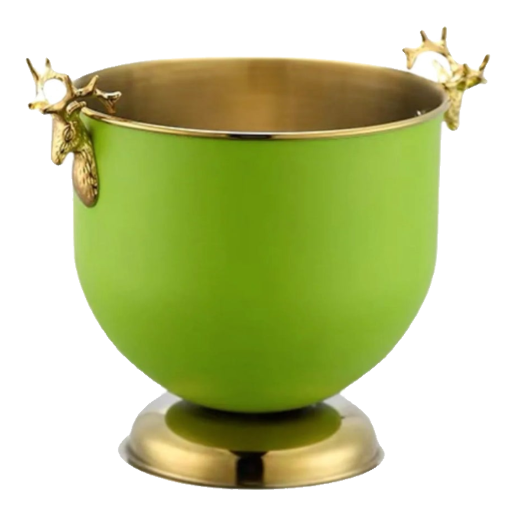 Maison Couture - Xô Đá Avocado Golden Elk Ice Bucket 2L 17x21-XÔ ĐÁ-Đối tác tại Trung Quốc theo từng đơn đặt hàng-CẬU HAI HOME DECOR