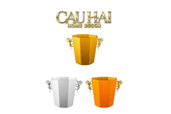 Maison Couture - Xô Đá Sư Tử Bằng Đồng - Brasson Lion Sauvage Ice Bucket 14x18.5x21 4.5L-CẬU HAI HOME DECOR