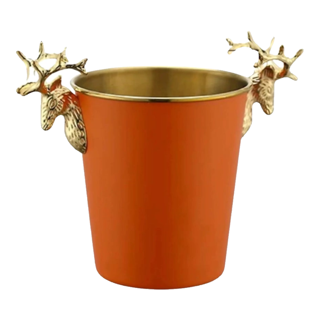 Maison Couture - Xô Đá Tangerine Elk Premium Ice Bucket 2L H23-XÔ ĐÁ-Đối tác tại Trung Quốc theo từng đơn đặt hàng-CẬU HAI HOME DECOR