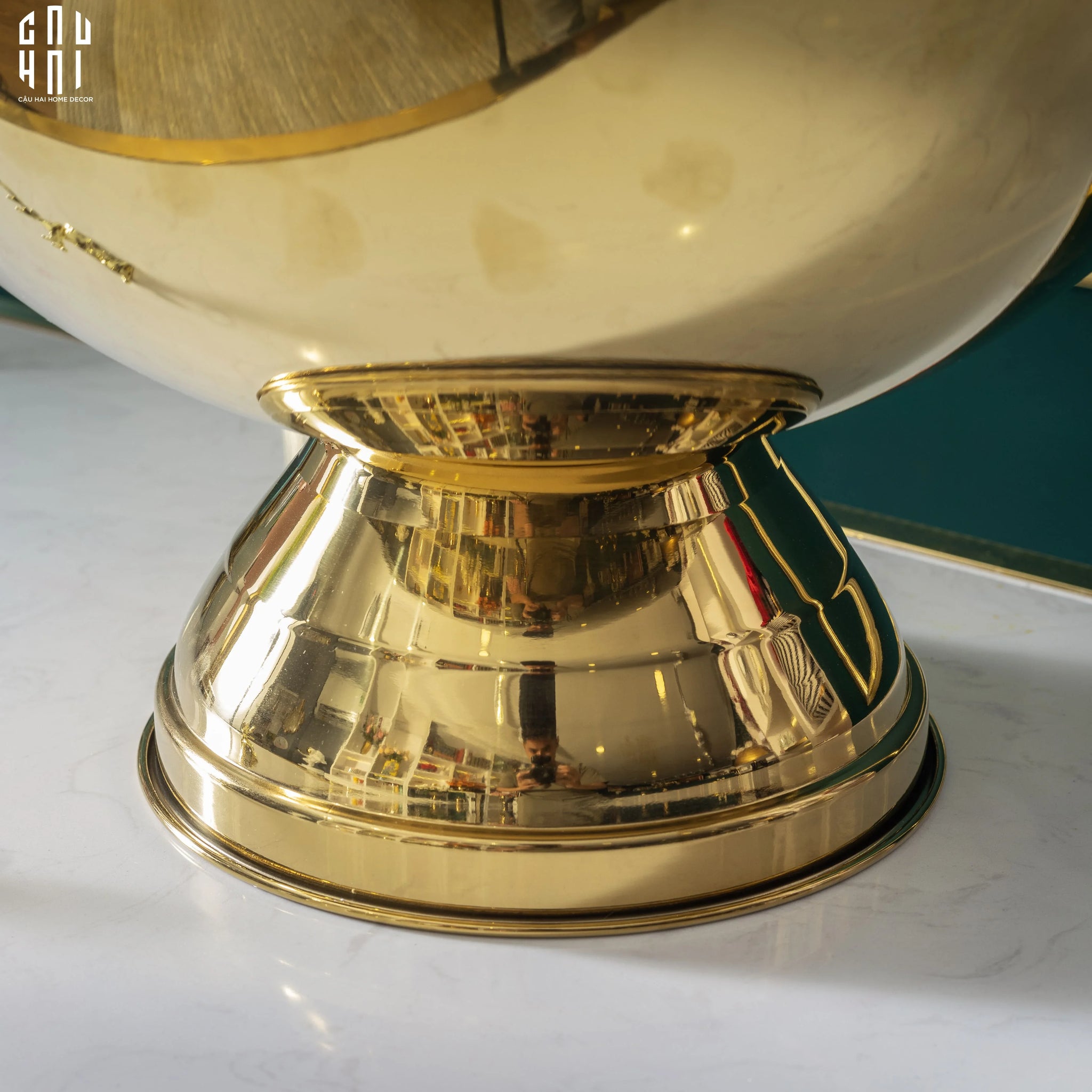 Maison Couture - Xô Đá Ướp Lạnh Grande Golden Elk Ice Bucket 10L 39x47x32-CẬU HAI HOME DECOR
