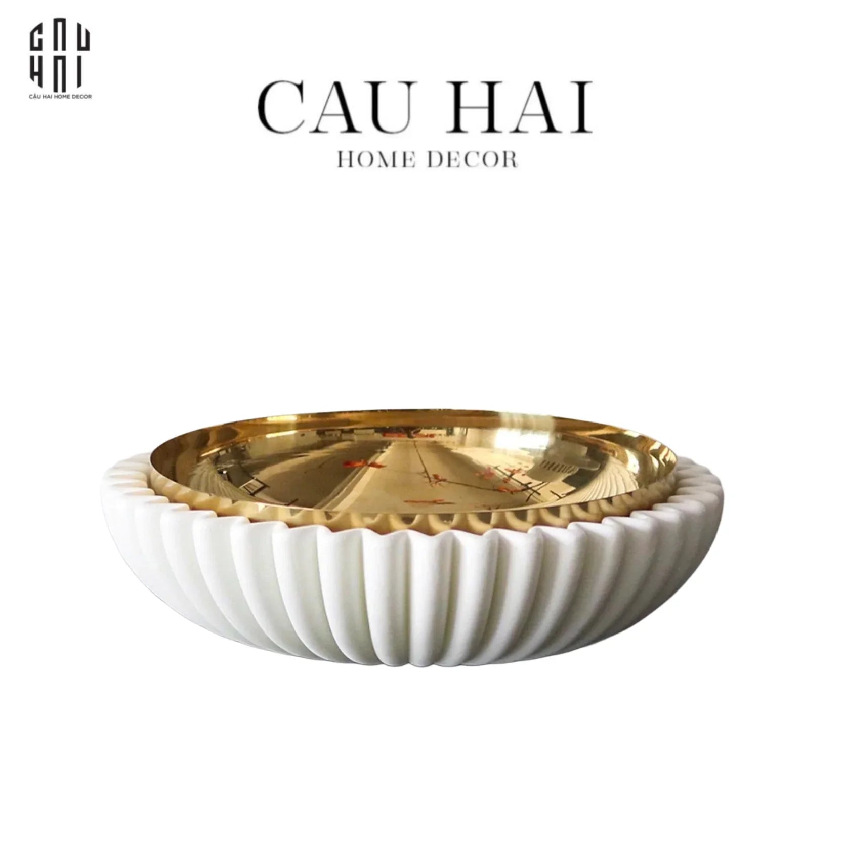 MAISON DE LUXE - ĐĨA TRÁI CÂY AURA SS25 - CẬU HAI HOME DECOR