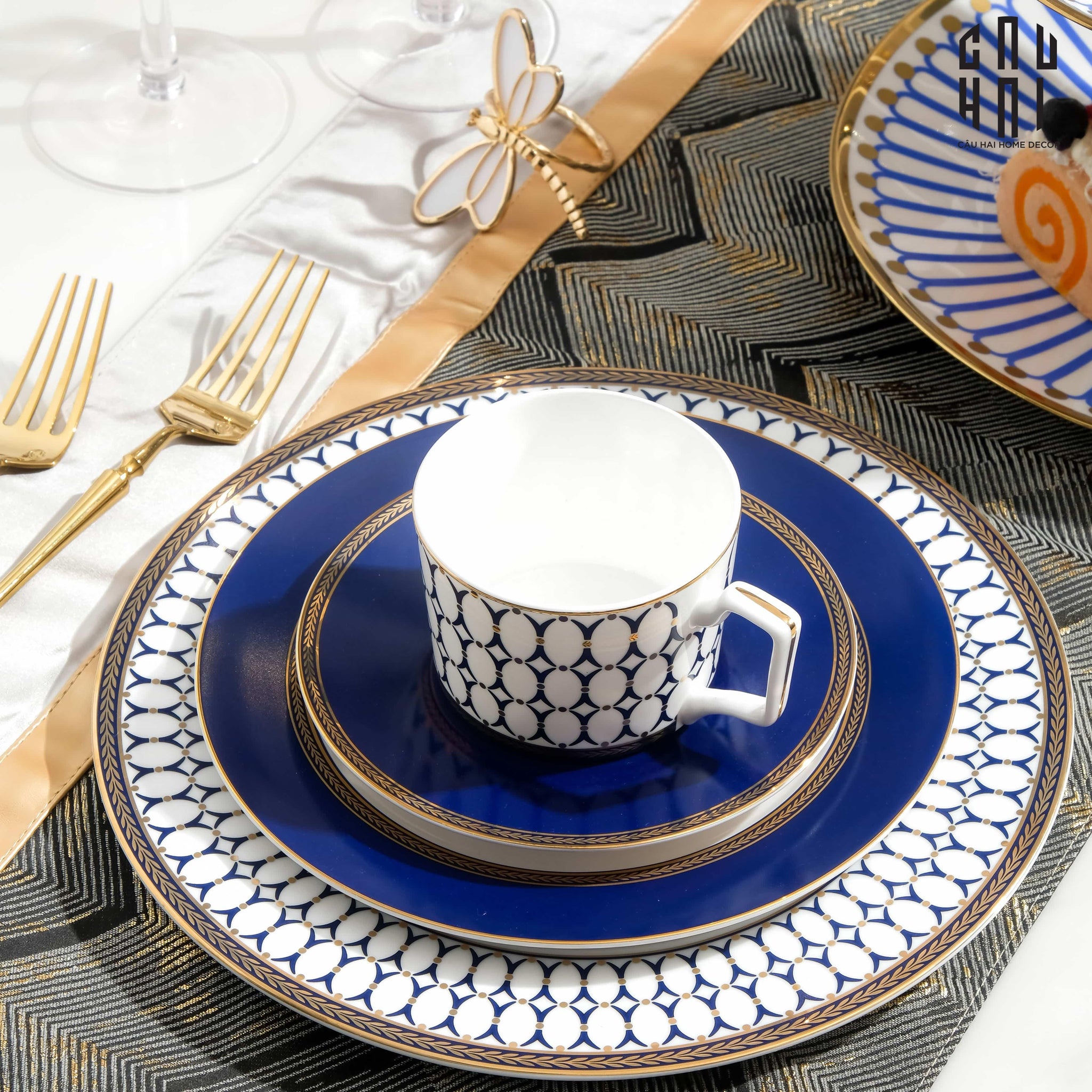 MAISON DE LUXE / SET DINNER DISK - OGILVY BANQUET SS25 - CẬU HAI HOME DECOR