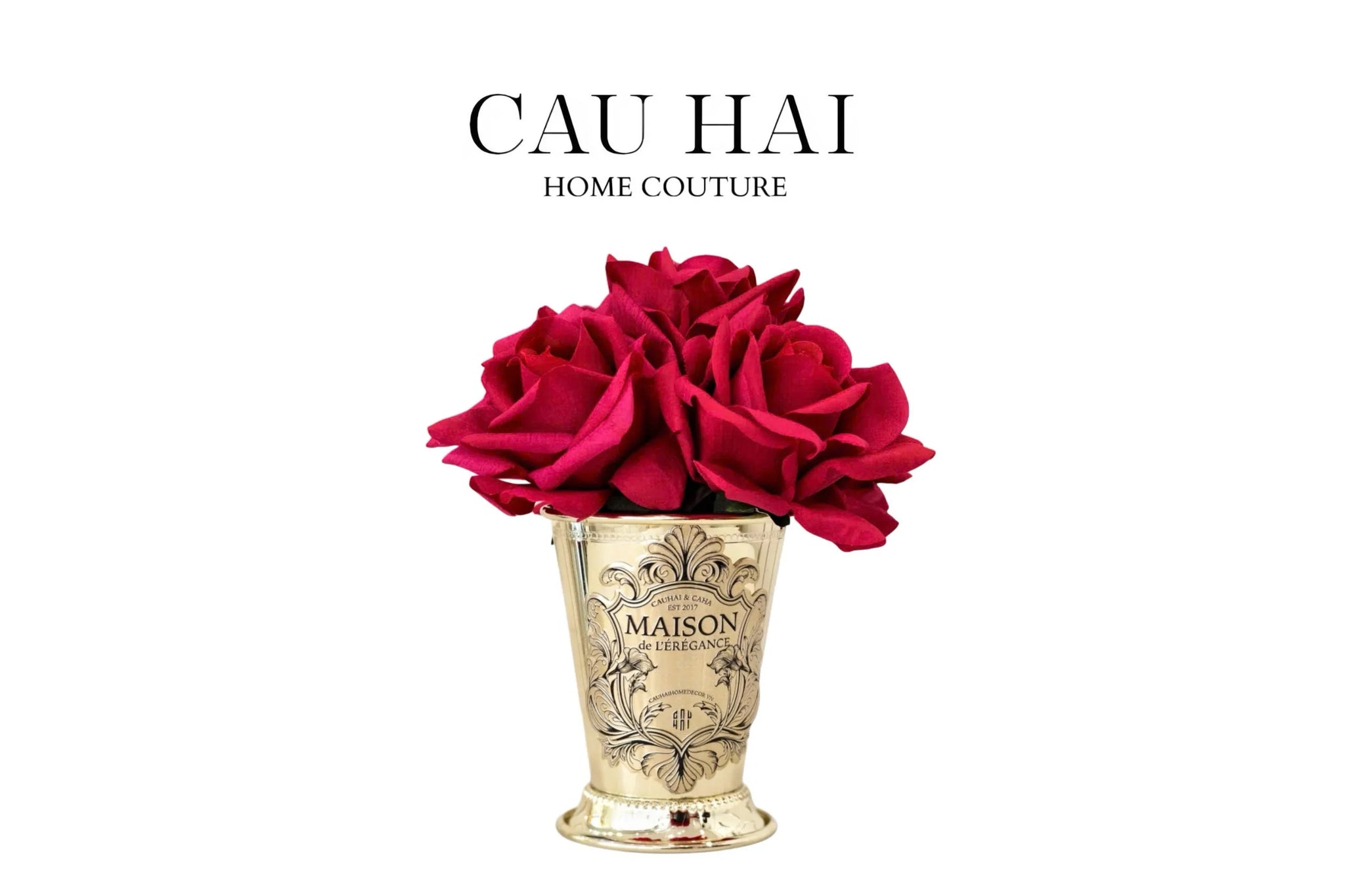 Maison Du Rose - Lọ Hoa Hồng Chalice Élégance Home Fragrance H15-CẬU HAI HOME DECOR