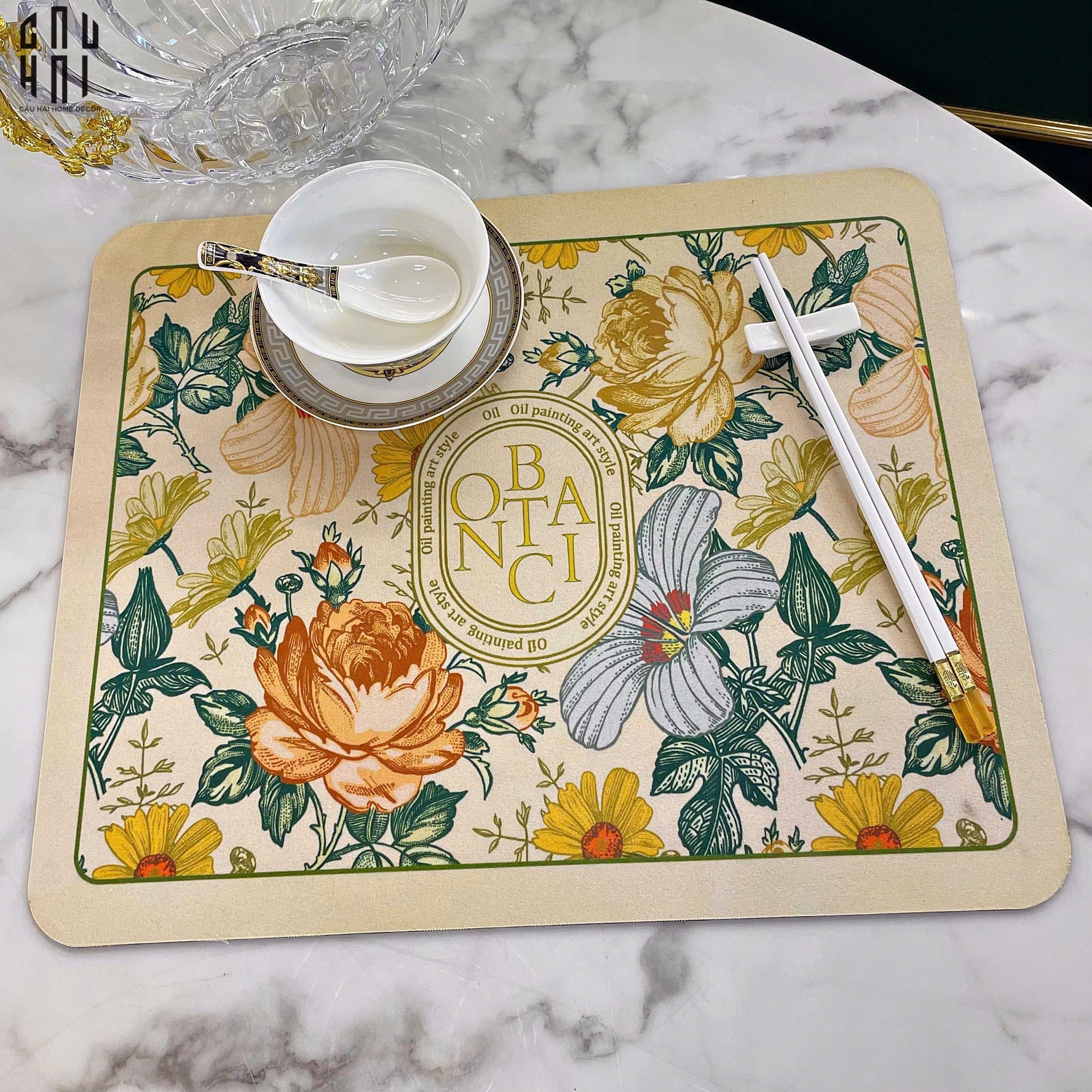 MIẾNG LÓT TRANG TRÍ FLOWER LOVERS-CẬU HAI HOME DECOR