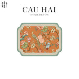 MIẾNG LÓT TRANG TRÍ ORANGE EMPEROR BIRD-CẬU HAI HOME DECOR