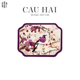 MIẾNG LÓT VIOLET BLOSSOM SPRING - PLACEMAT 30X40CM - CẬU HAI HOME DECOR
