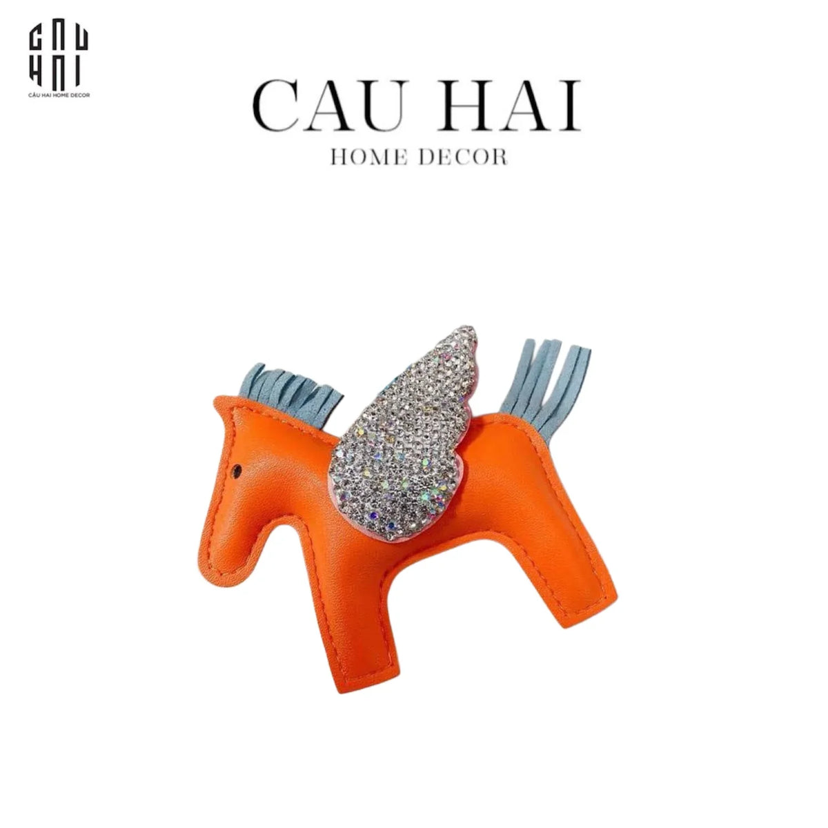 Móc Khoá - Charm Đeo Túi Helios Chariot - Orange-MÓC KHÓA & CHARM TÚI-Đối tác tại Trung Quốc theo từng đơn đặt hàng-CẬU HAI HOME DECOR