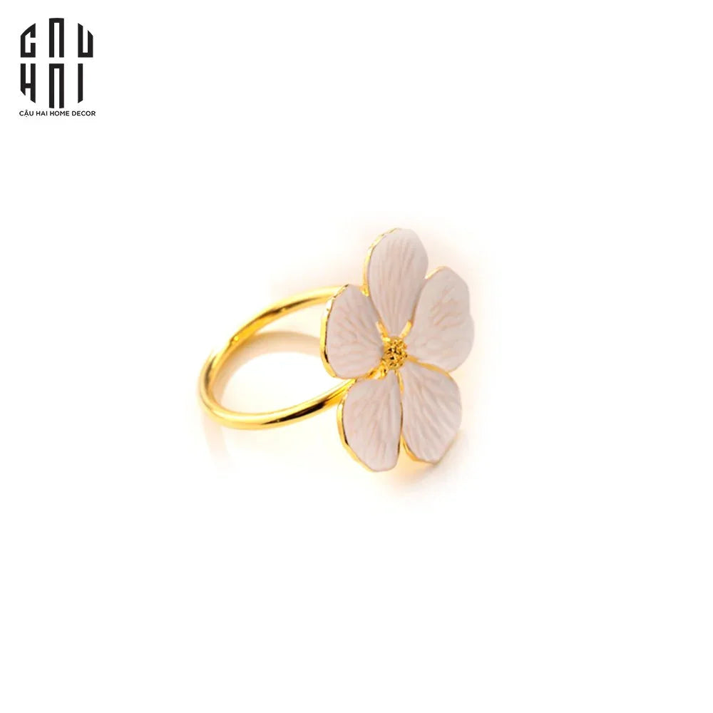 NAPKIN RING DAISY - CẬU HAI HOME DECOR