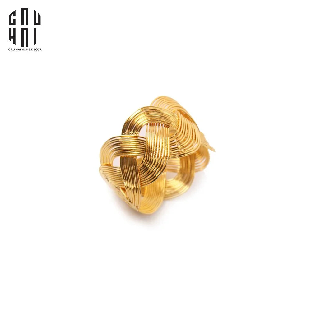 NAPKIN RING GOLDEN LINE - CẬU HAI HOME DECOR