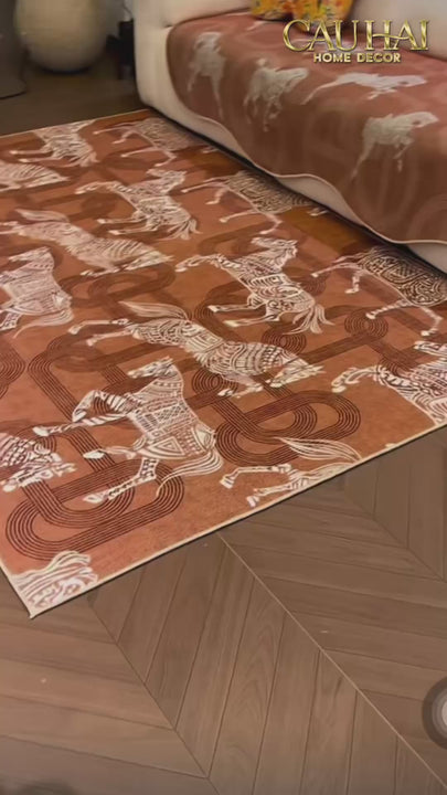 Thảm Trải Sàn Nhung Bỉ 140X200 Arrakis Cavalier