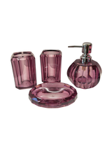 Set Nhà Tắm Acrylic Gemstone Lavender 4pcs-PHỤ KIỆN NHÀ TẮM-CẬU HAI HOME DECOR-CẬU HAI HOME DECOR