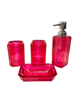 Set Nhà Tắm Acrylic Gemstone Ruby 4pcs-Set nhà tắm bathroom vanities-CẬU HAI HOME DECOR-CẬU HAI HOME DECOR