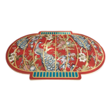 Thảm Cửa Micro Nappa Gen8 50x80 - Khổng Tước Hỷ Mãn Đường - Lantern Dynasty Paon-THẢM CỬA-CẬU HAI HOME DECOR-CẬU HAI HOME DECOR