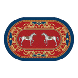 Thảm Cửa Micro-Nappa 50x80 Đôi Ngựa Hoàng Gia Chevaux Royaux Noblesse – Da Thấm Hút-THẢM CỬA-CẬU HAI HOME DECOR-CẬU HAI HOME DECOR