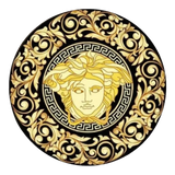 Thảm Tròn Nhung Bỉ D80 - Ronde Carpet Barocco - Medusa Fascination-THẢM TRÒN - THẢM BED-Đối tác tại Trung Quốc theo từng đơn đặt hàng-CẬU HAI HOME DECOR