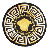 Thảm Tròn D80 Nhung Bỉ - Ronde Carpet Gianni Vers. Medusa Greek Key-THẢM TRÒN - THẢM BED-Đối tác tại Trung Quốc theo từng đơn đặt hàng-CẬU HAI HOME DECOR