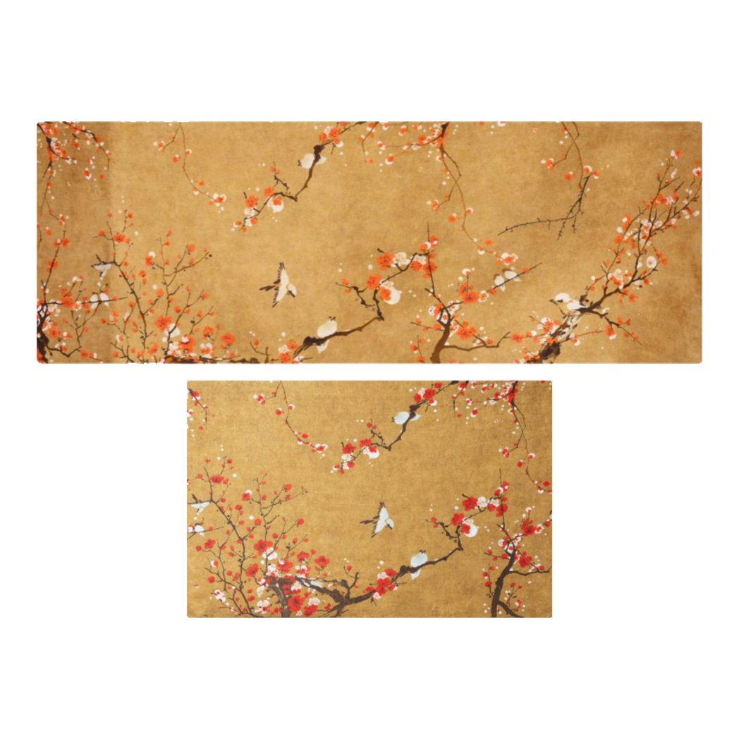Set Thảm Bếp Microfiber 50x80/50x150 - Hoàng Kim Trường Xuân-THẢM BẾP-Đối tác tại Trung Quốc theo từng đơn đặt hàng-CẬU HAI HOME DECOR