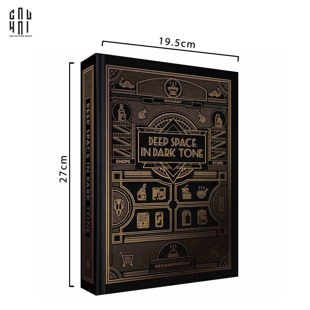 HOME COUTURE - SÁCH DEEP SPACE IN DARK TONE-CẬU HAI HOME DECOR