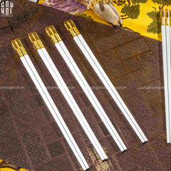 Set 10 Đôi Đũa Sợi Thuỷ Tinh - Amber White Chopsticks 27cm-CẬU HAI HOME DECOR